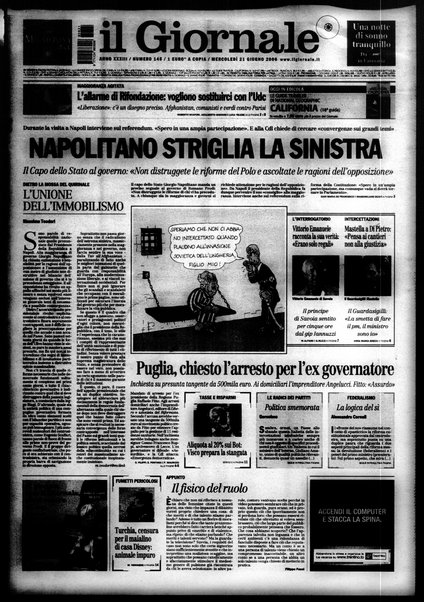 Il giornale : quotidiano del mattino